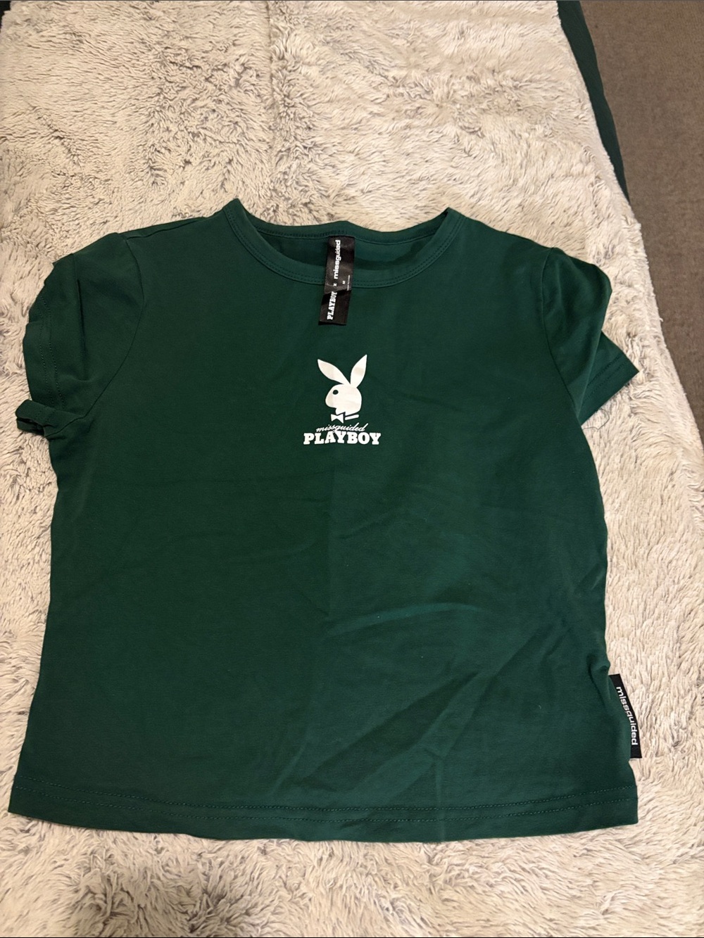 PLAYBOY Forest Green Bunny Logo Tee